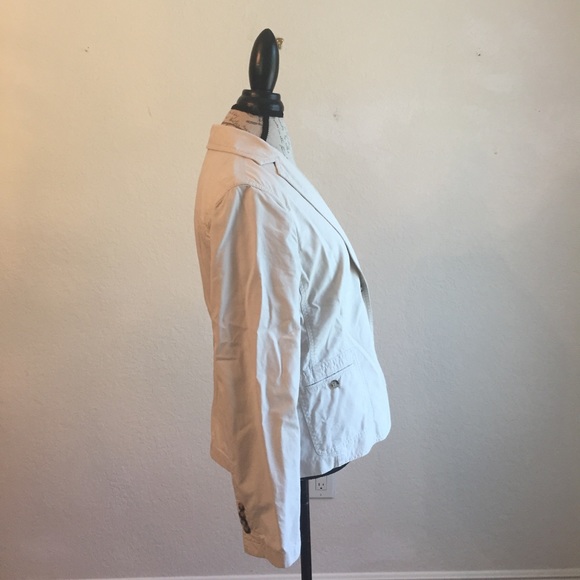 Talbots beige 14 blazer business tortoiseshell - Picture 4 of 6